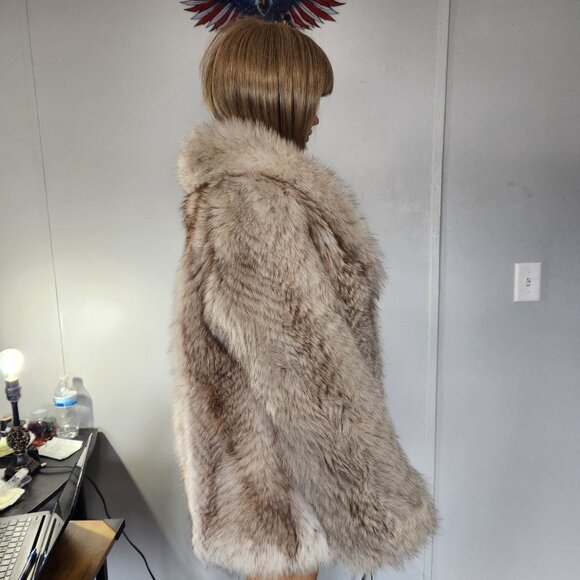 #707 XS fox fur coat - Picture 4 of 4
